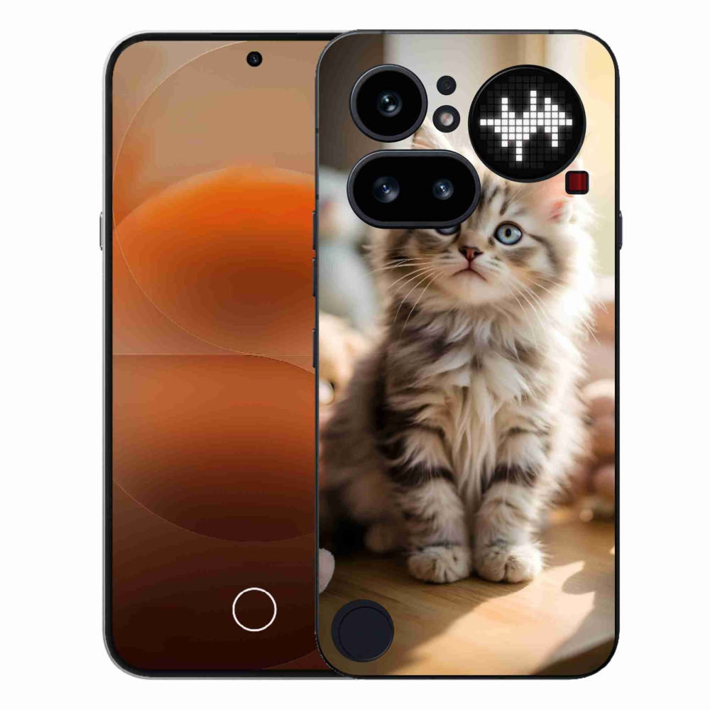 Gélový kryt mmCase na Nothing Phone (4a) - roztomilé mačiatko 10