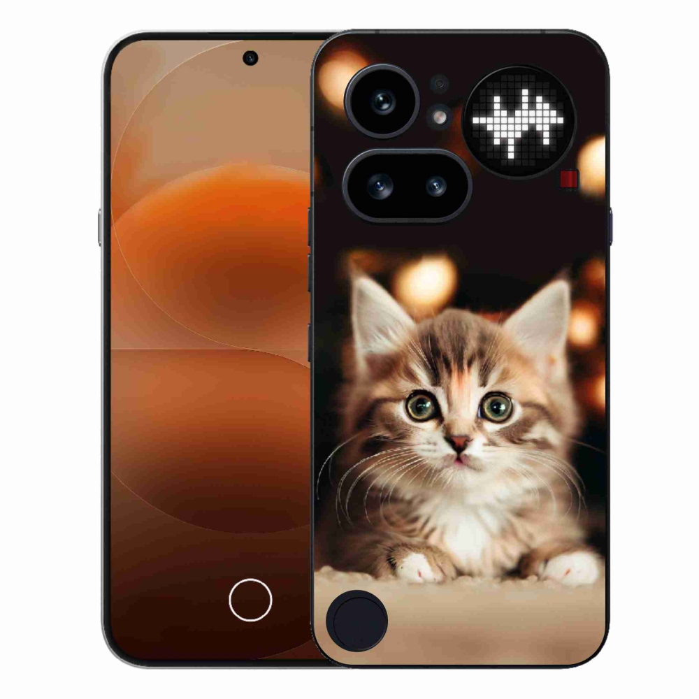 Gélový kryt mmCase na Nothing Phone (4a) - roztomilé mačiatko 2
