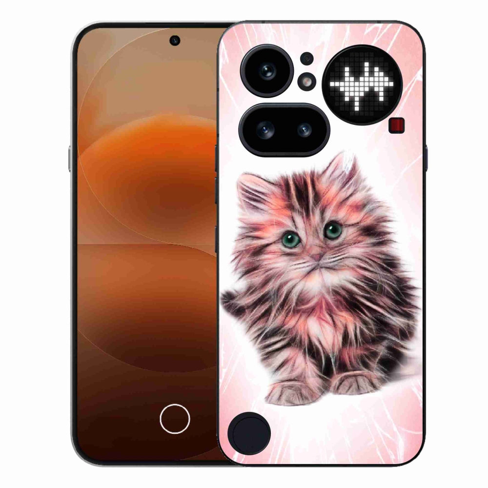 Gélový kryt mmCase na Nothing Phone (4a) - roztomilé mačiatko