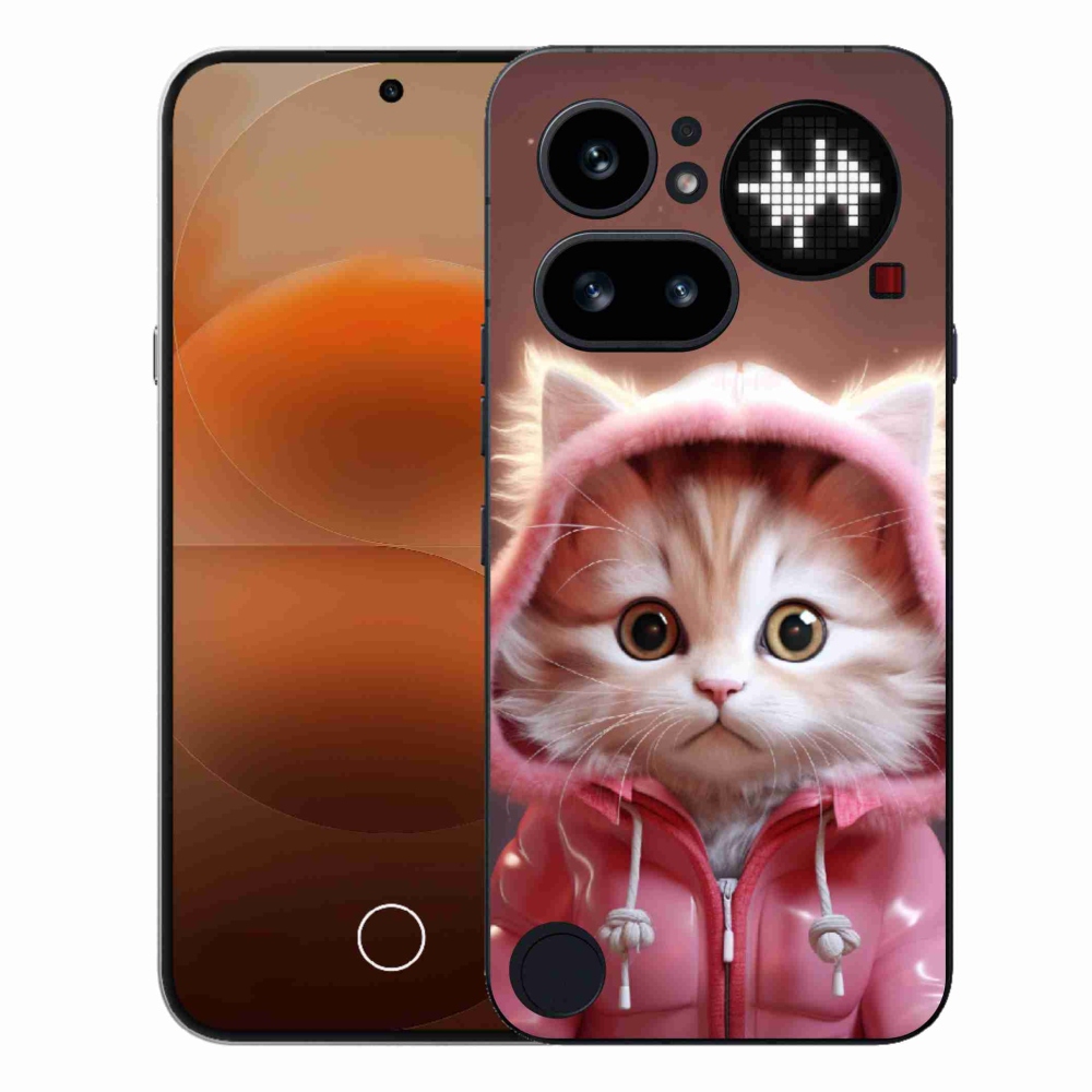 Gélový kryt mmCase na Nothing Phone (4a) - roztomilé mačiatko 3