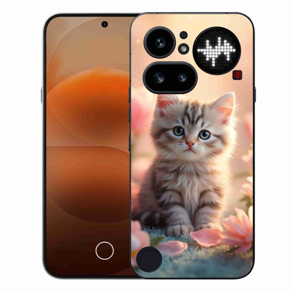 Gélový kryt mmCase na Nothing Phone (4a) - roztomilé mačiatko 8