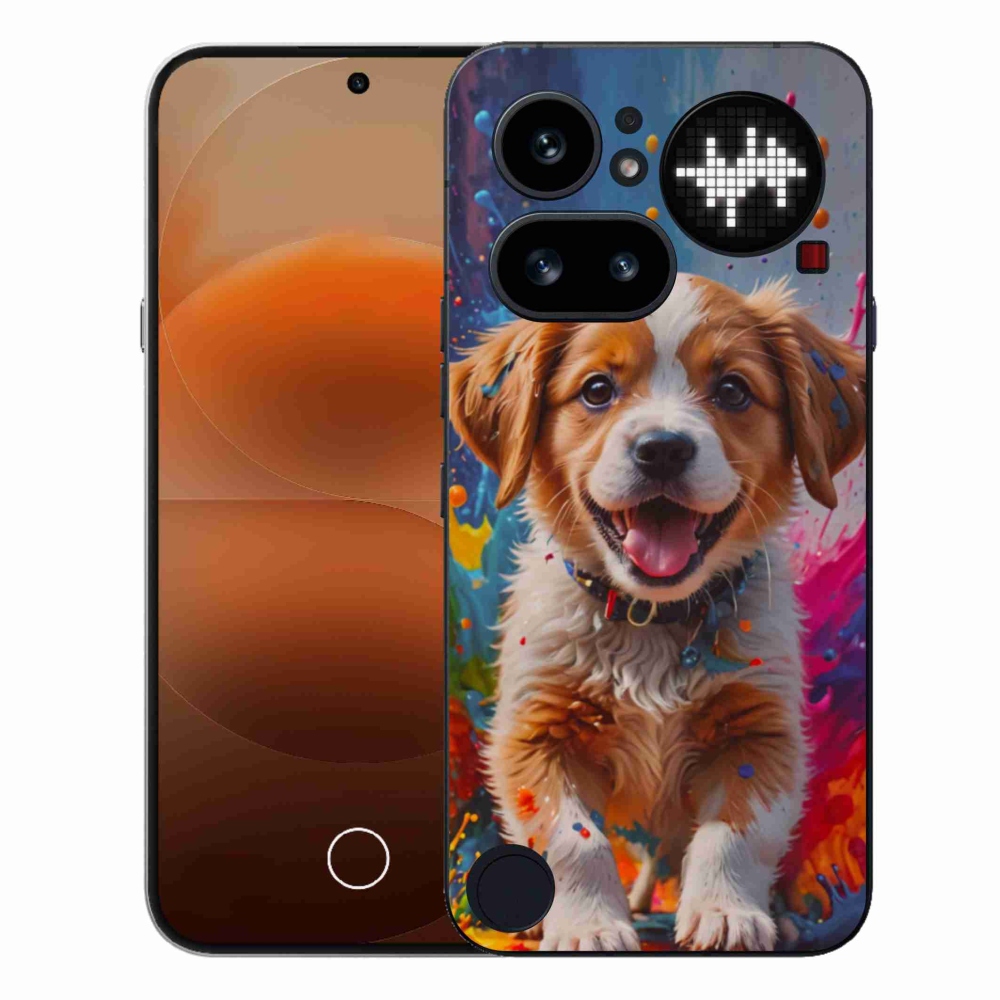 Gélový kryt mmCase na Nothing Phone (4a) - roztomilé šteňa 3