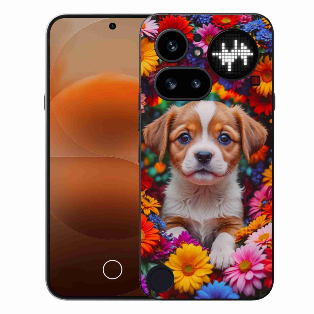 Gélový kryt mmCase na Nothing Phone (4a) - roztomilé šteňa