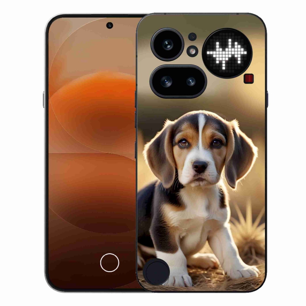 Gélový kryt mmCase na Nothing Phone (4a) - roztomilý bígl