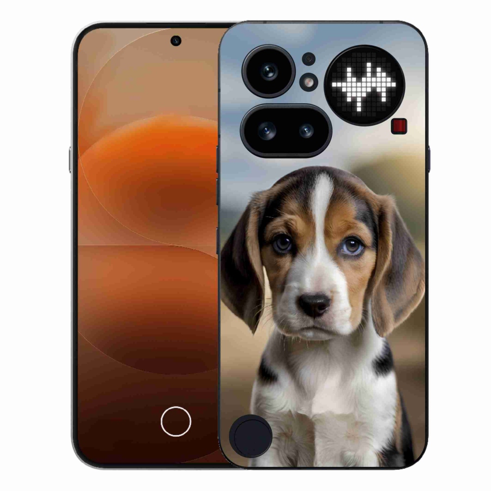 Gélový kryt mmCase na Nothing Phone (4a) - roztomilý bígl