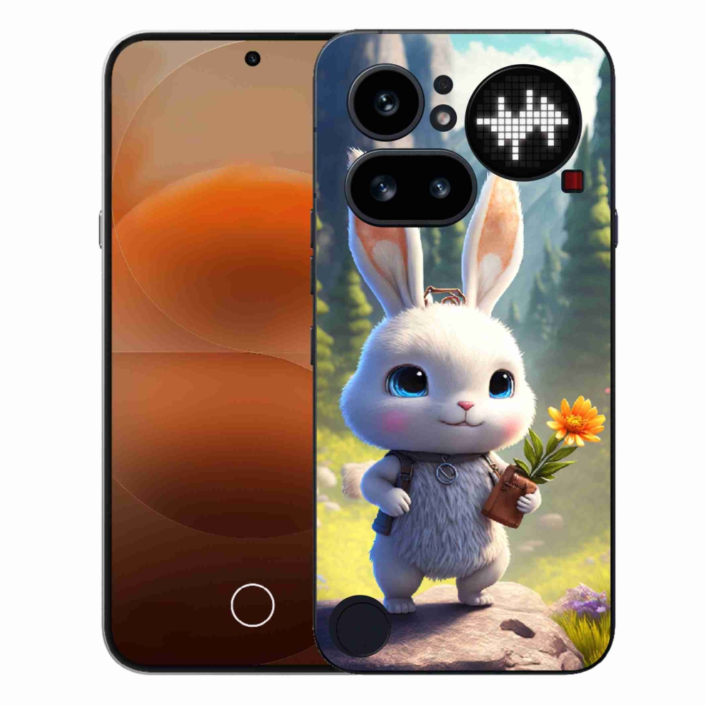 Gélový kryt mmCase na Nothing Phone (4a) - roztomilý zajačik