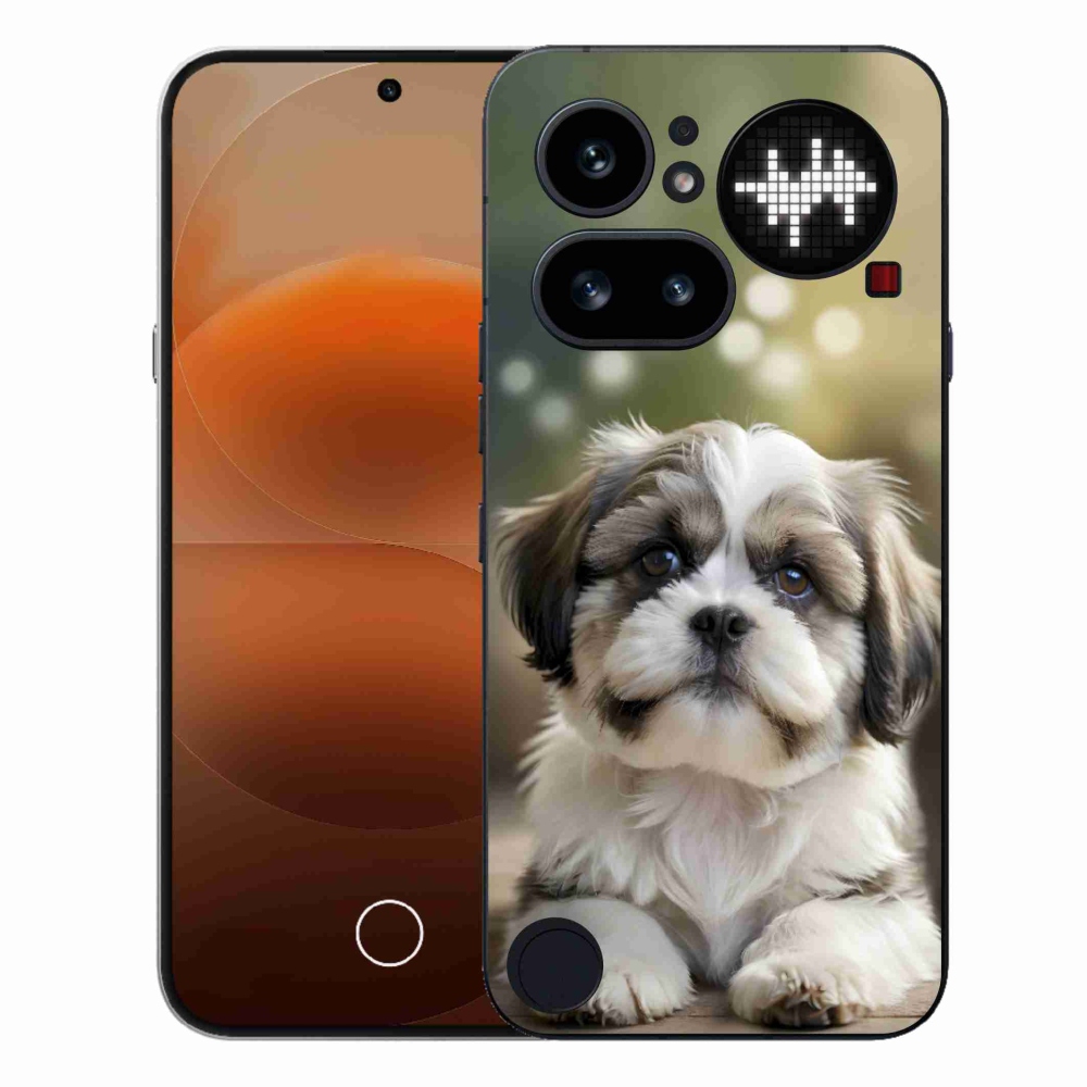Gélový kryt mmCase na Nothing Phone (4a) - roztomilý shih-tzu