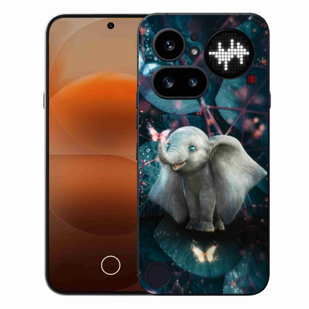 Gélový kryt mmCase na Nothing Phone (4a) - roztomilý slon