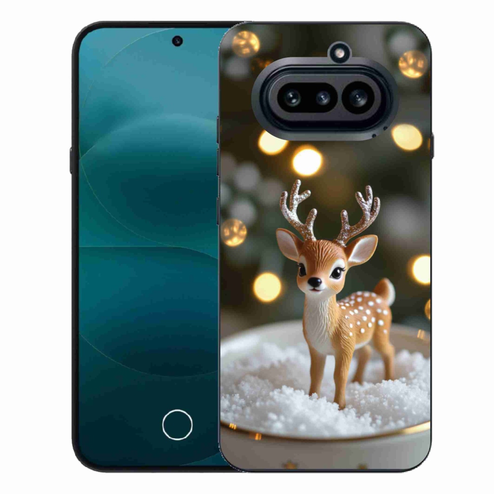 Gélový kryt mmCase na Nothing Phone (4a) - roztomilý vianočný jeleň