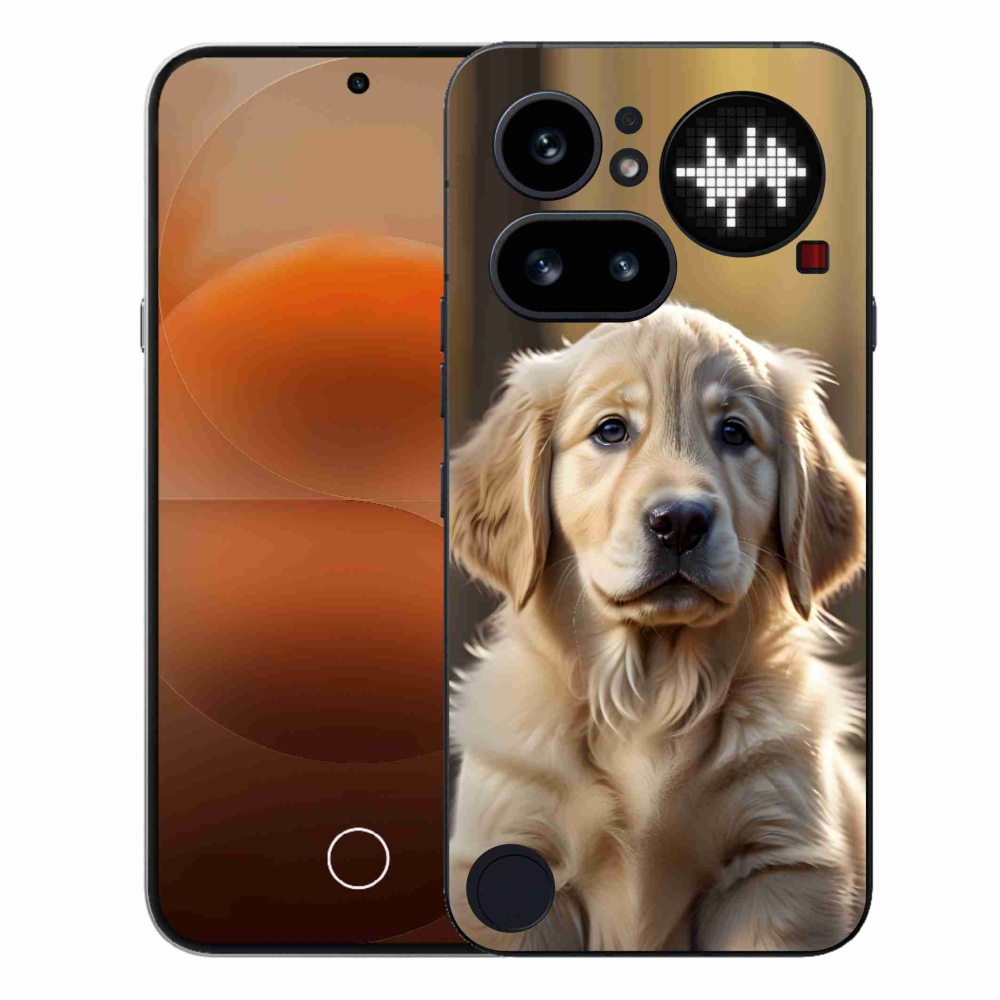 Gélový kryt mmCase na Nothing Phone (4a) - roztomilý zlatý retriever