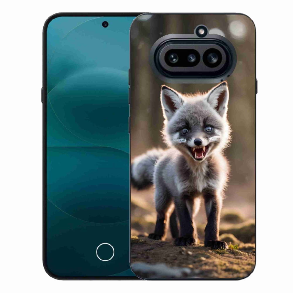 Gélový kryt mmCase na Nothing Phone (4a) - rozzúrená líška