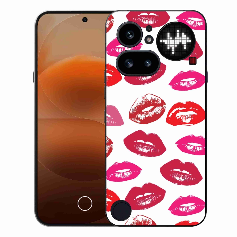 Gélový kryt mmCase na Nothing Phone (4a) - pery