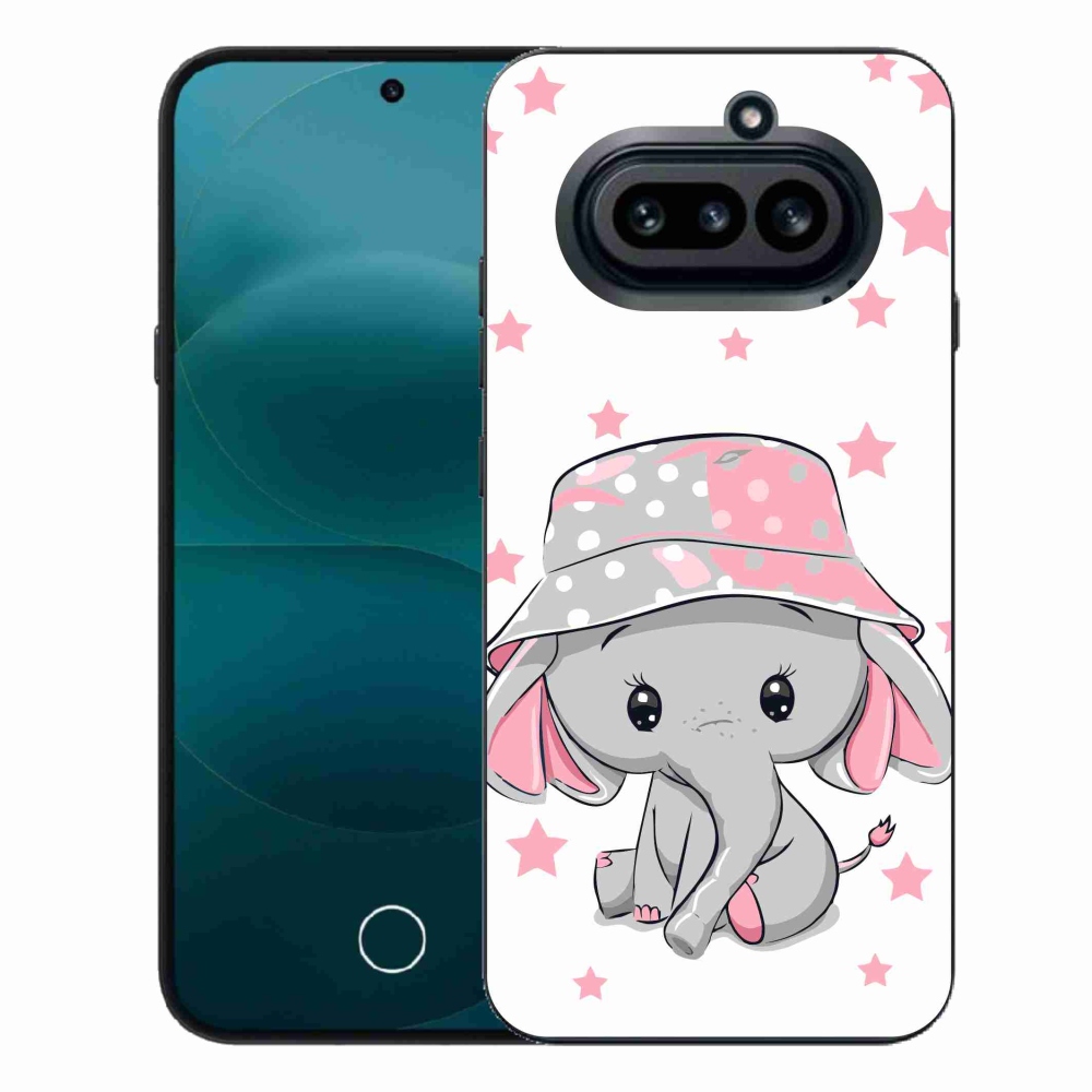 Gélový kryt mmCase na Nothing Phone (4a) - ružový slon