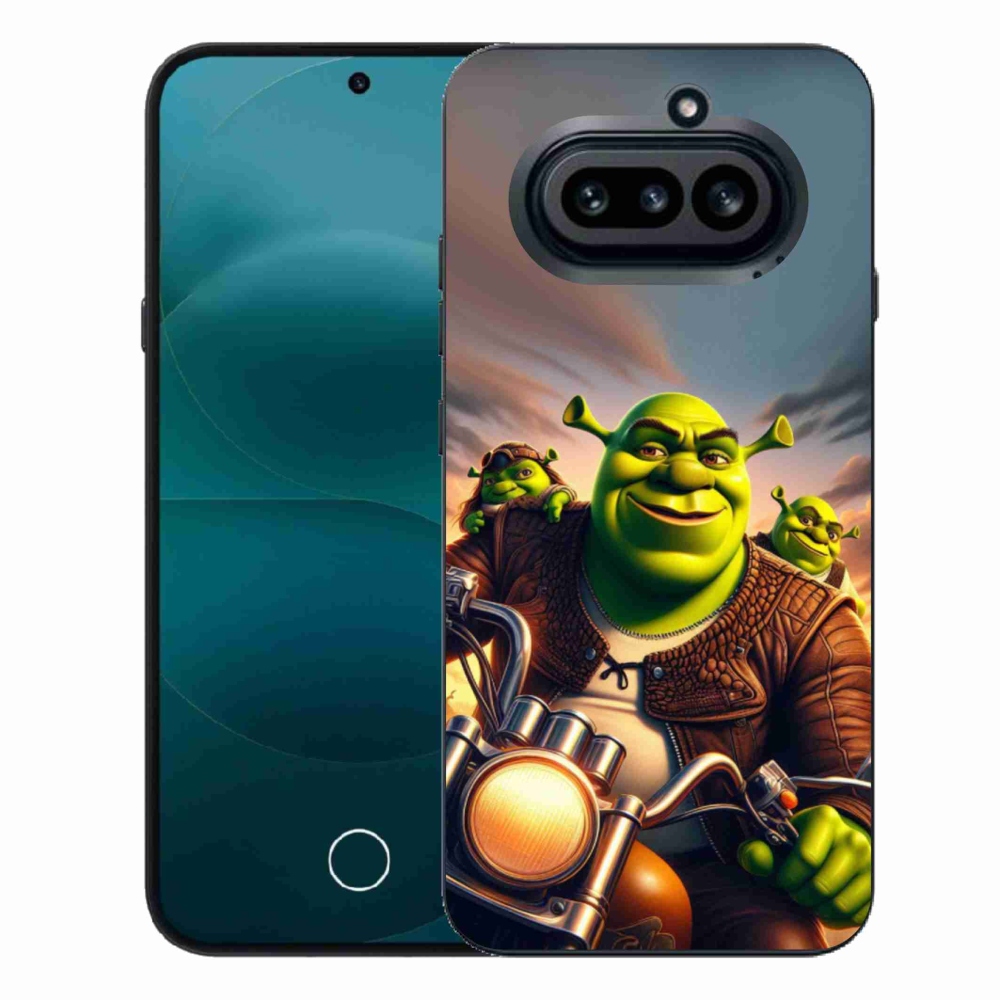 Gélový kryt mmCase na Nothing Phone (4a) - shrek na motorke