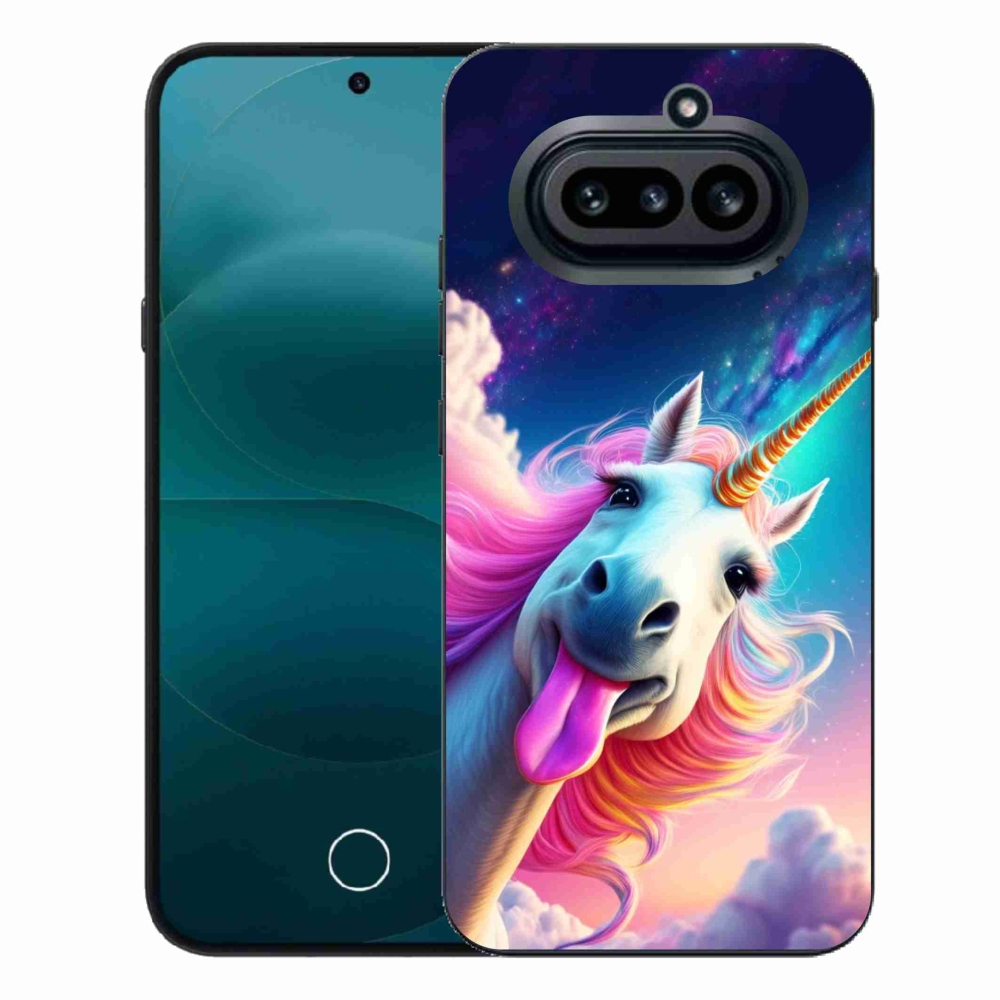 Gélový kryt mmCase na Nothing Phone (4a) - šialený jednorožec