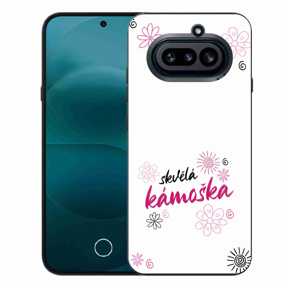 Gélový kryt mmCase na Nothing Phone (4a) - skvelá kamoška biele pozadie