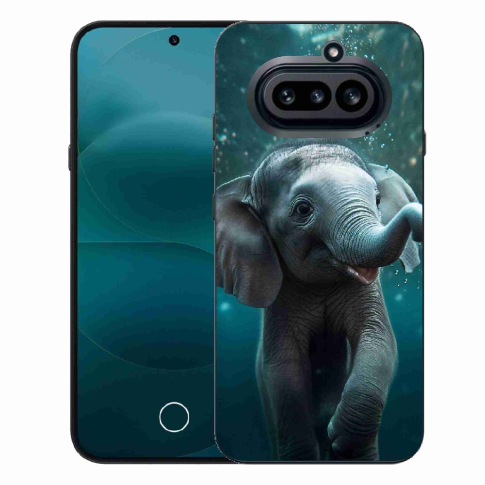 Gélový kryt mmCase na Nothing Phone (4a) - sloník pod vodou