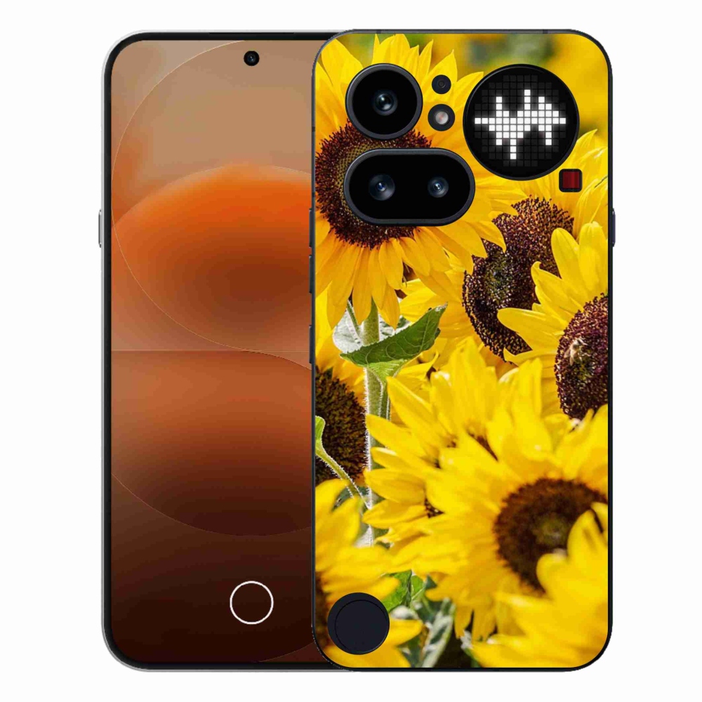 Gélový kryt mmCase na Nothing Phone (4a) - slnečnica