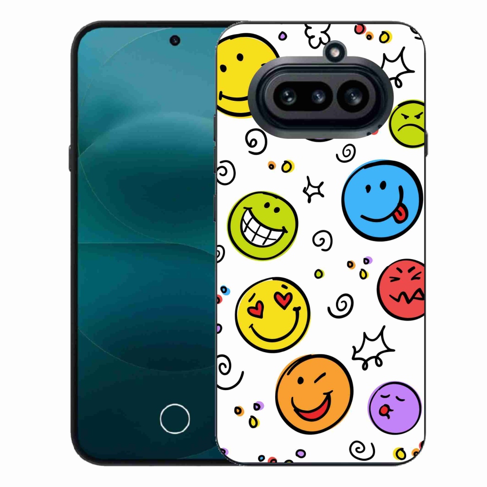 Gélový kryt mmCase na Nothing Phone (4a) - smajlíci