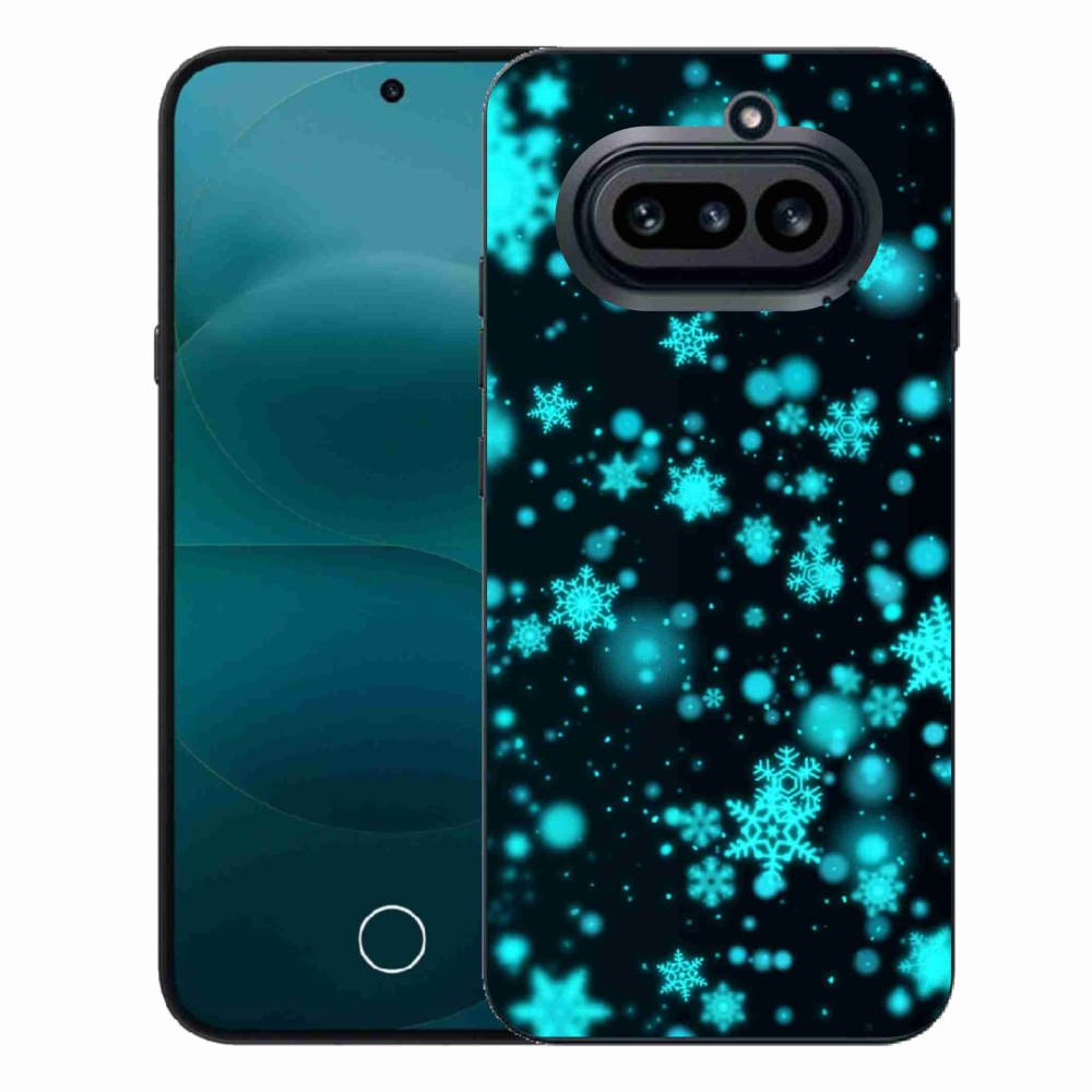 Gélový kryt mmCase na Nothing Phone (4a) - snehové vločky 1