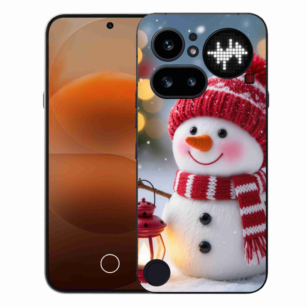 Gélový kryt mmCase na Nothing Phone (4a) - snehuliak 2