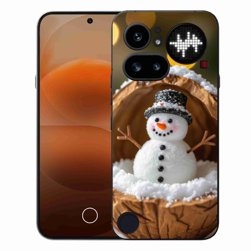 Gélový kryt mmCase na Nothing Phone (4a) - snehuliak 4