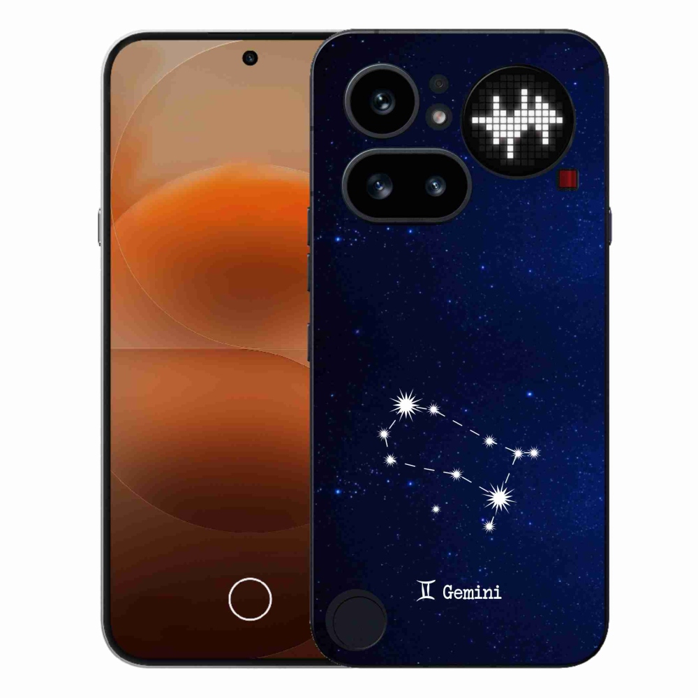Gélový kryt mmCase na Nothing Phone (4a) - súhvezdie Blížencov
