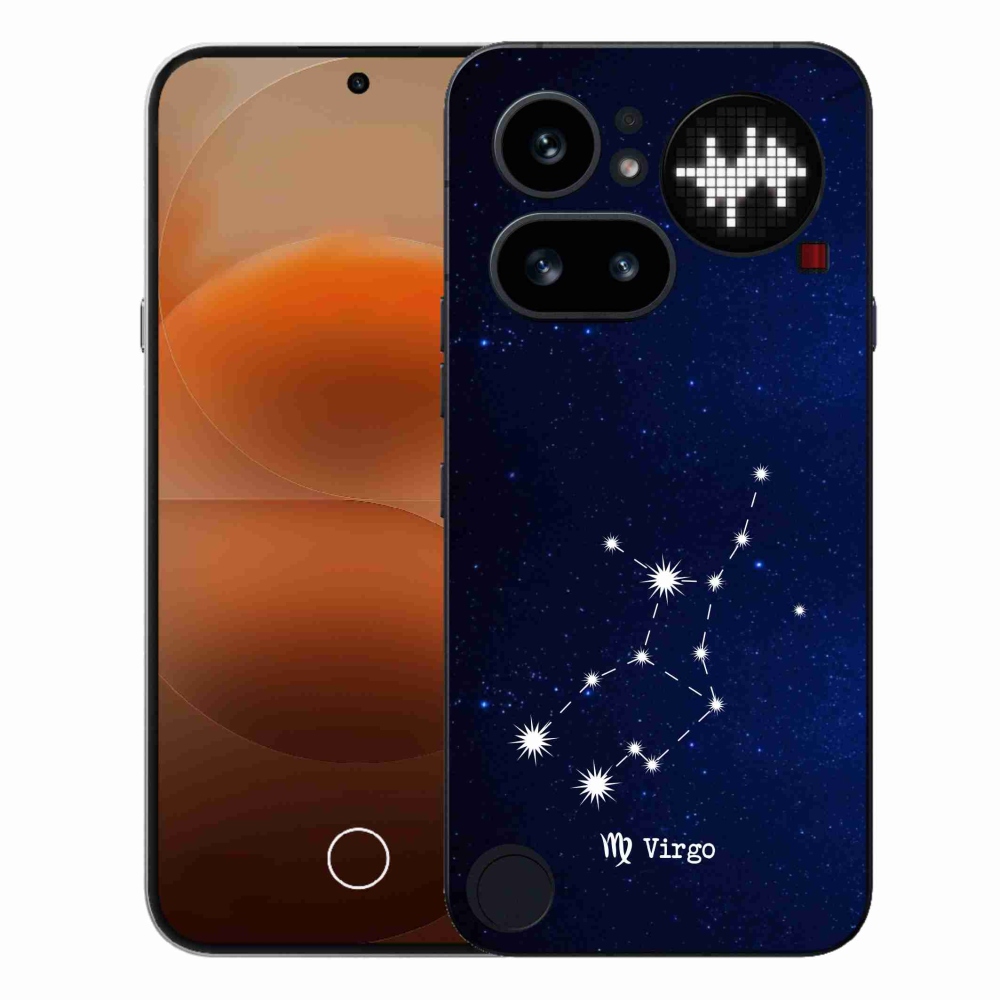 Gélový kryt mmCase na Nothing Phone (4a) - súhvezdie Panny