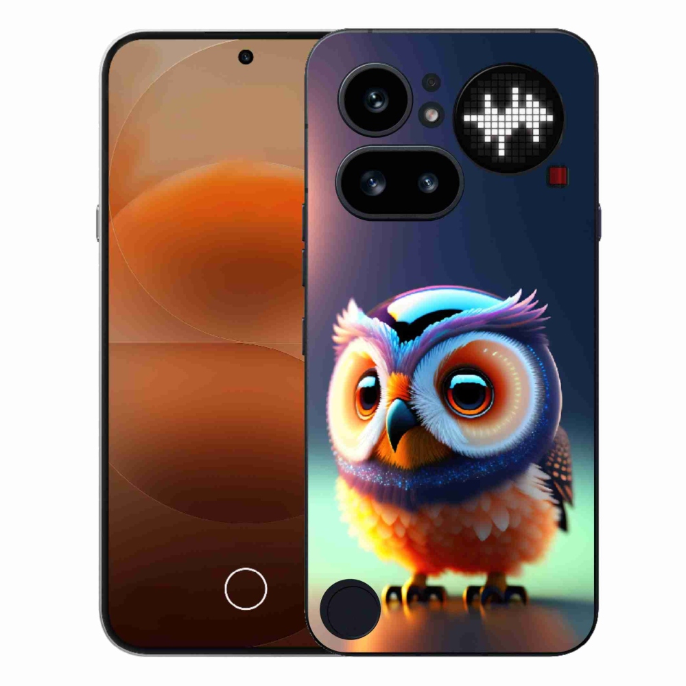 Gélový kryt mmCase na Nothing Phone (4a) - sovička