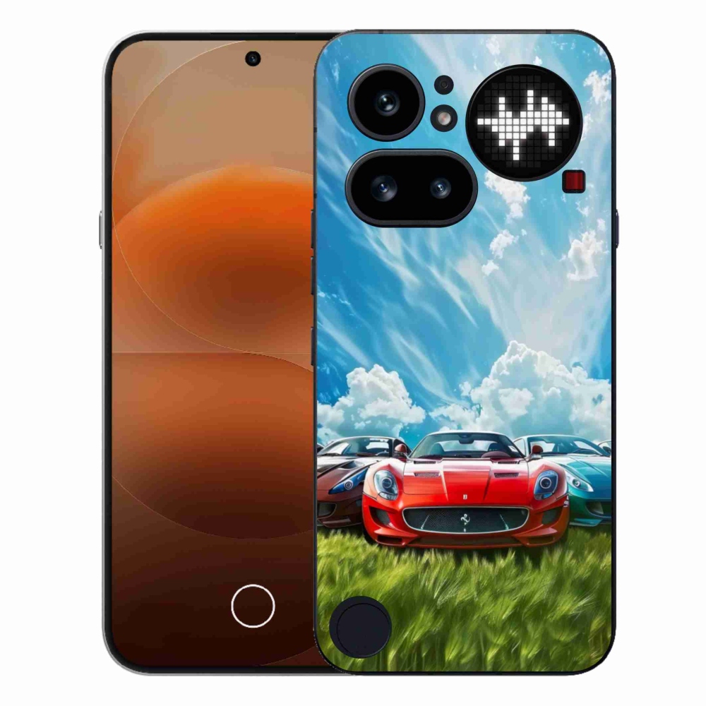 Gélový kryt mmCase na Nothing Phone (4a) - športové vozidlá
