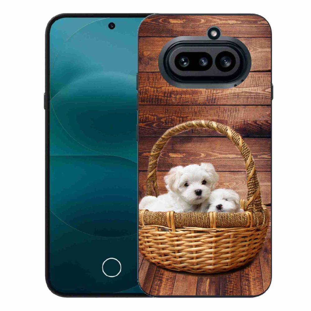 Gélový kryt mmCase na Nothing Phone (4a) - šteniatka