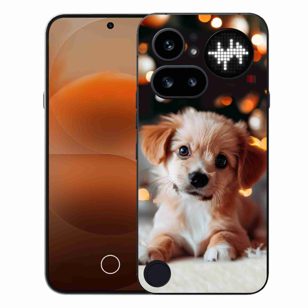 Gélový kryt mmCase na Nothing Phone (4a) - šteniatko