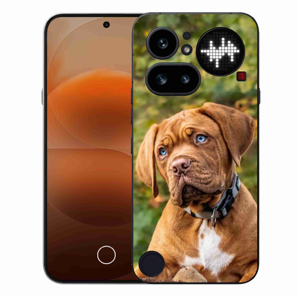 Gélový kryt mmCase na Nothing Phone (4a) - šteňa