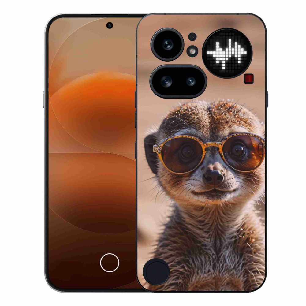 Gélový kryt mmCase na Nothing Phone (4a) - štýlová surikata