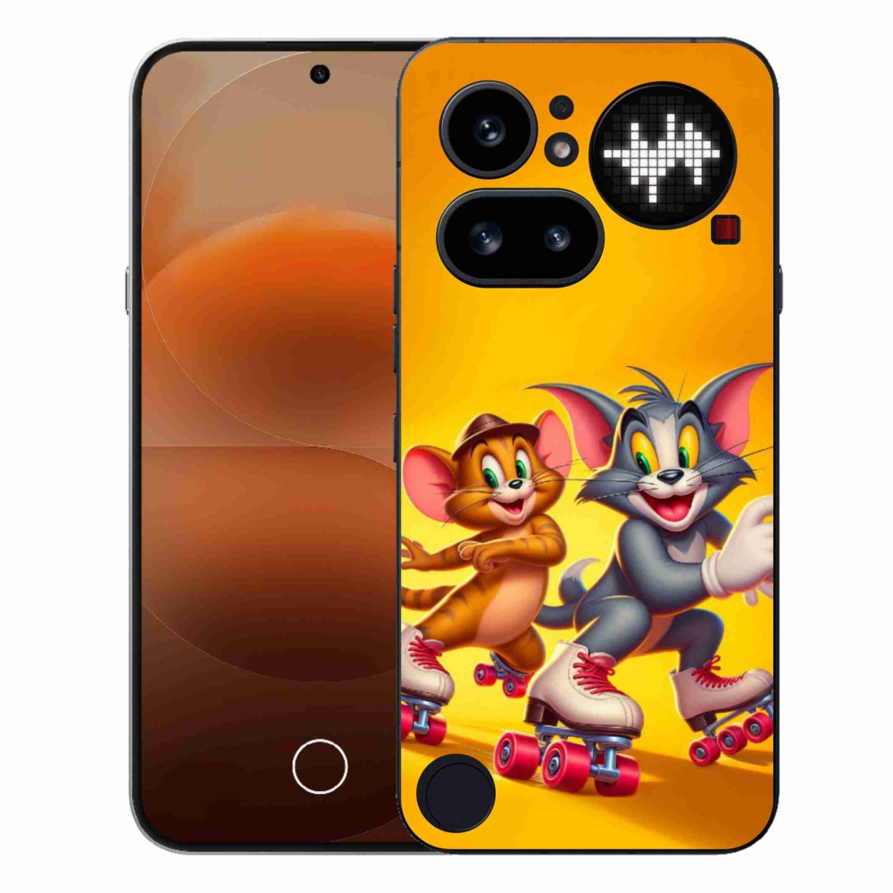 Gélový kryt mmCase na Nothing Phone (4a) - tom a jerry
