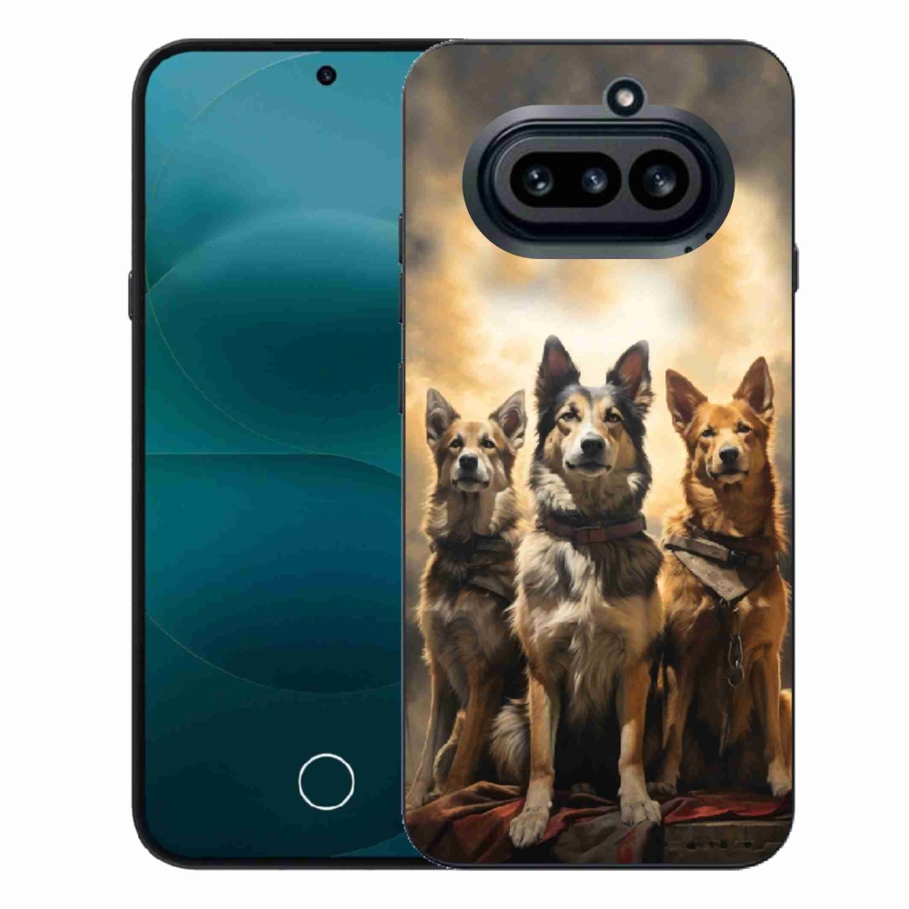 Gélový kryt mmCase na Nothing Phone (4a) - tri psy