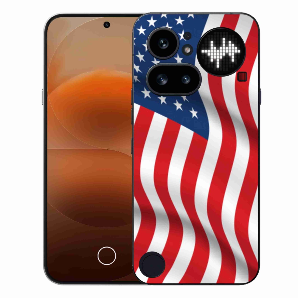 Gélový kryt mmCase na Nothing Phone (4a) - USA vlajka