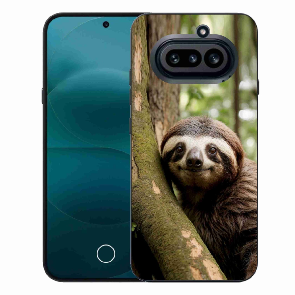 Gélový kryt mmCase na Nothing Phone (4a) - usmievavý leňochod