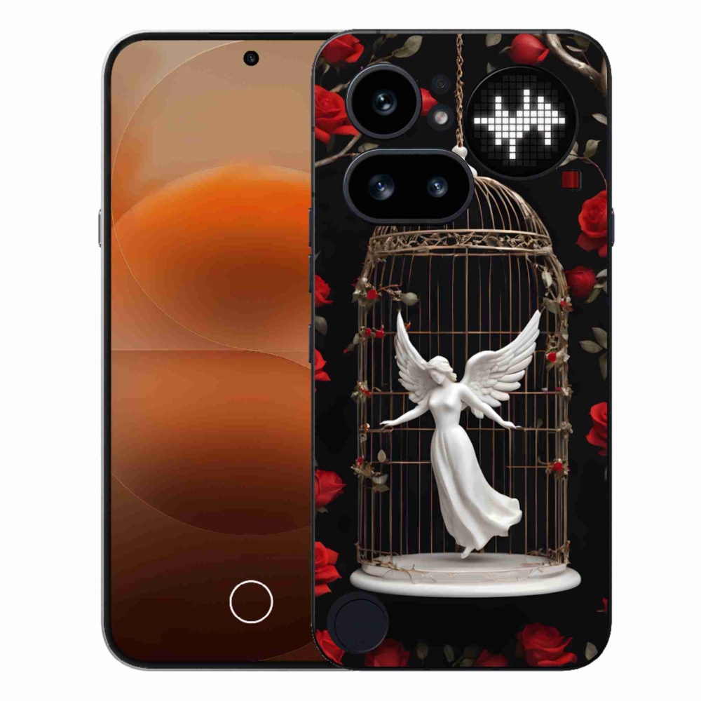 Gélový kryt mmCase na Nothing Phone (4a) - uväznený anjel