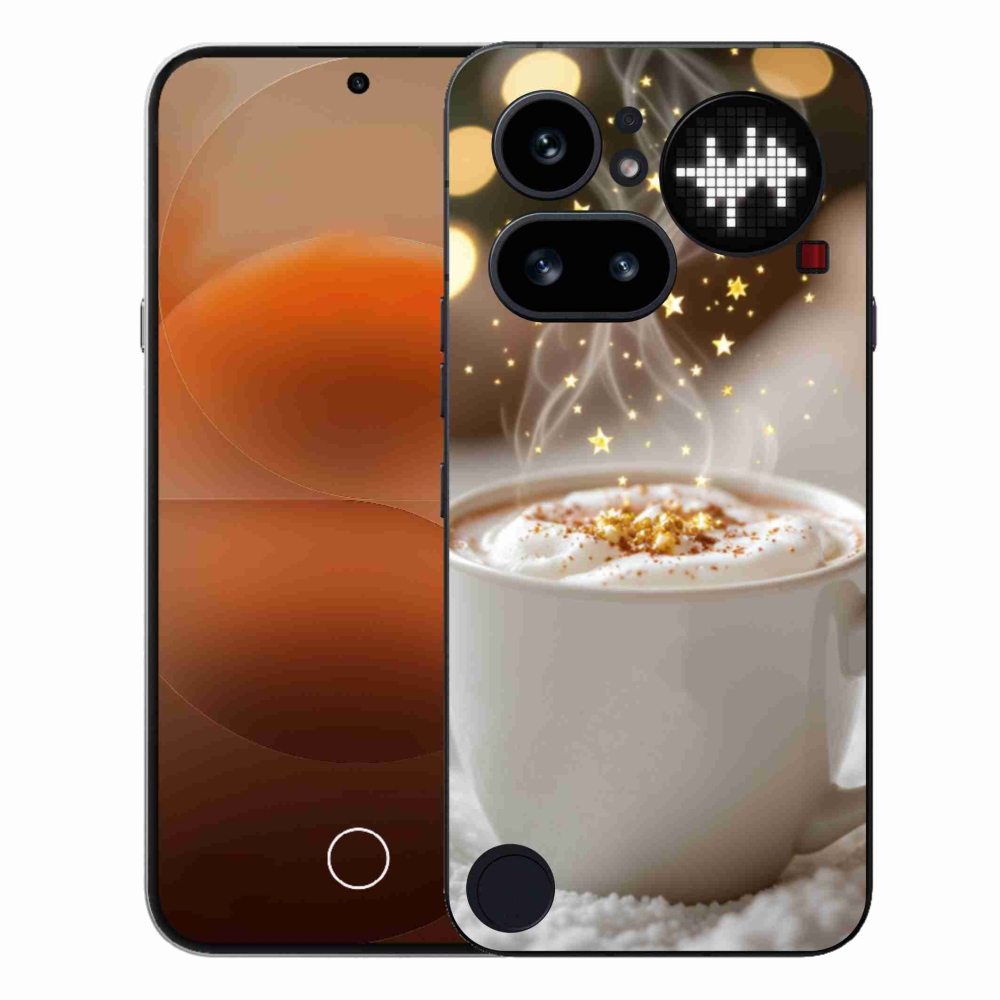 Gélový kryt mmCase na Nothing Phone (4a) - vianočný horúci nápoj