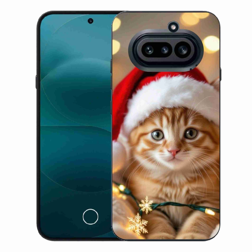 Gélový kryt mmCase na Nothing Phone (4a) - vianočné mačiatko