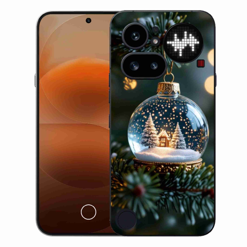 Gélový kryt mmCase na Nothing Phone (4a) - vianočné gule 2