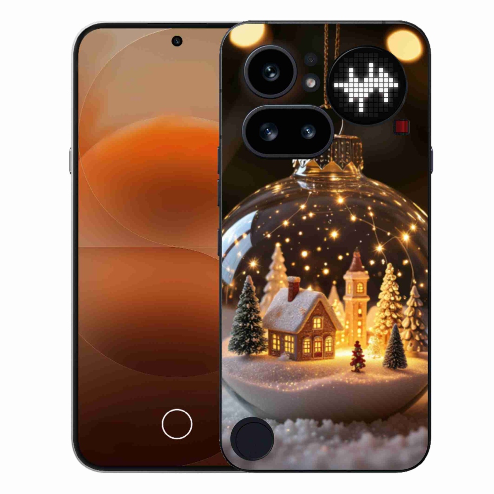 Gélový kryt mmCase na Nothing Phone (4a) - vianočné gule 3