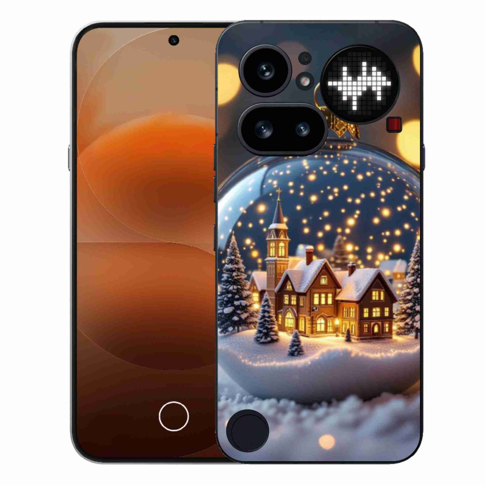 Gélový kryt mmCase na Nothing Phone (4a) - vianočné gule 4