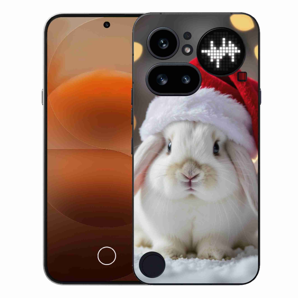 Gélový kryt mmCase na Nothing Phone (4a) - vianočný králik