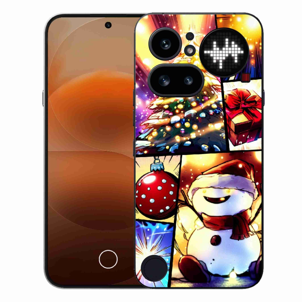 Gélový kryt mmCase na Nothing Phone (4a) - vianočné motívy 1