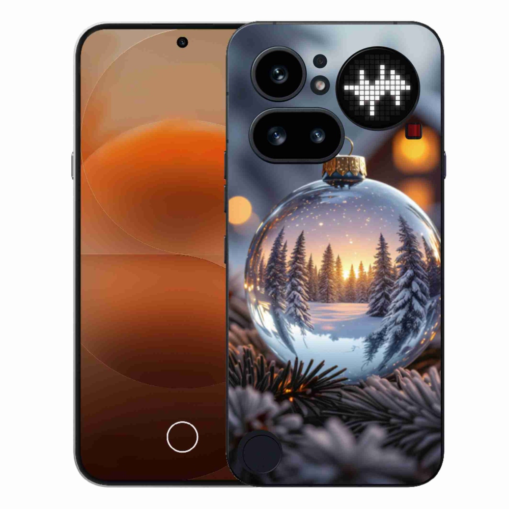 Gélový kryt mmCase na Nothing Phone (4a) - vianočná ozdoba