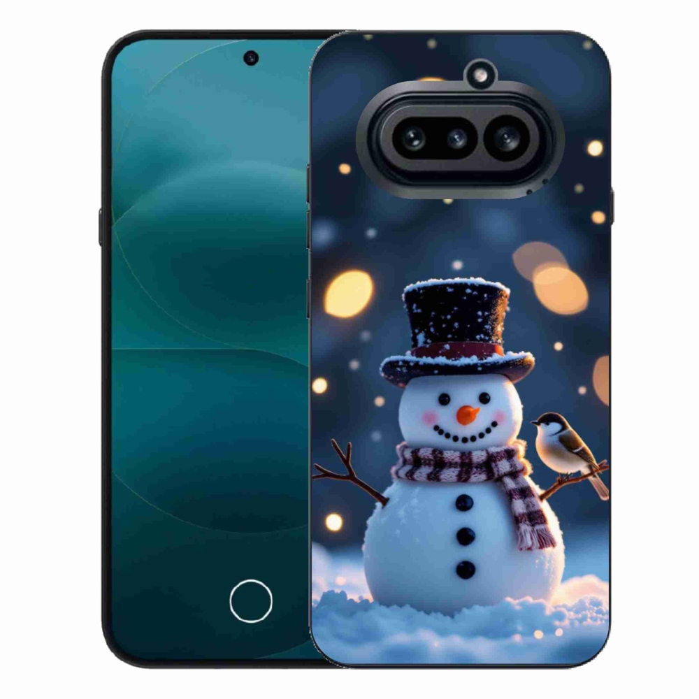 Gélový kryt mmCase na Nothing Phone (4a) - vianočný snehuliak