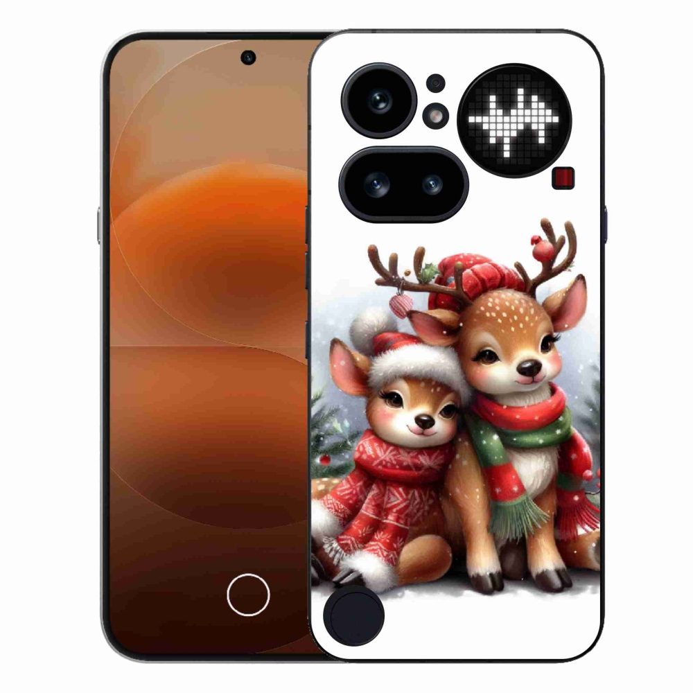 Gélový kryt mmCase na Nothing Phone (4a) - vianočné soby