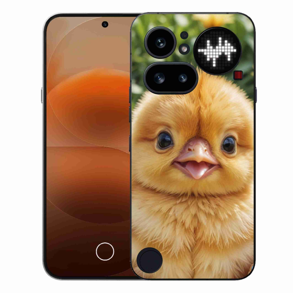 Gélový kryt mmCase na Nothing Phone (4a) - veselé kuriatko